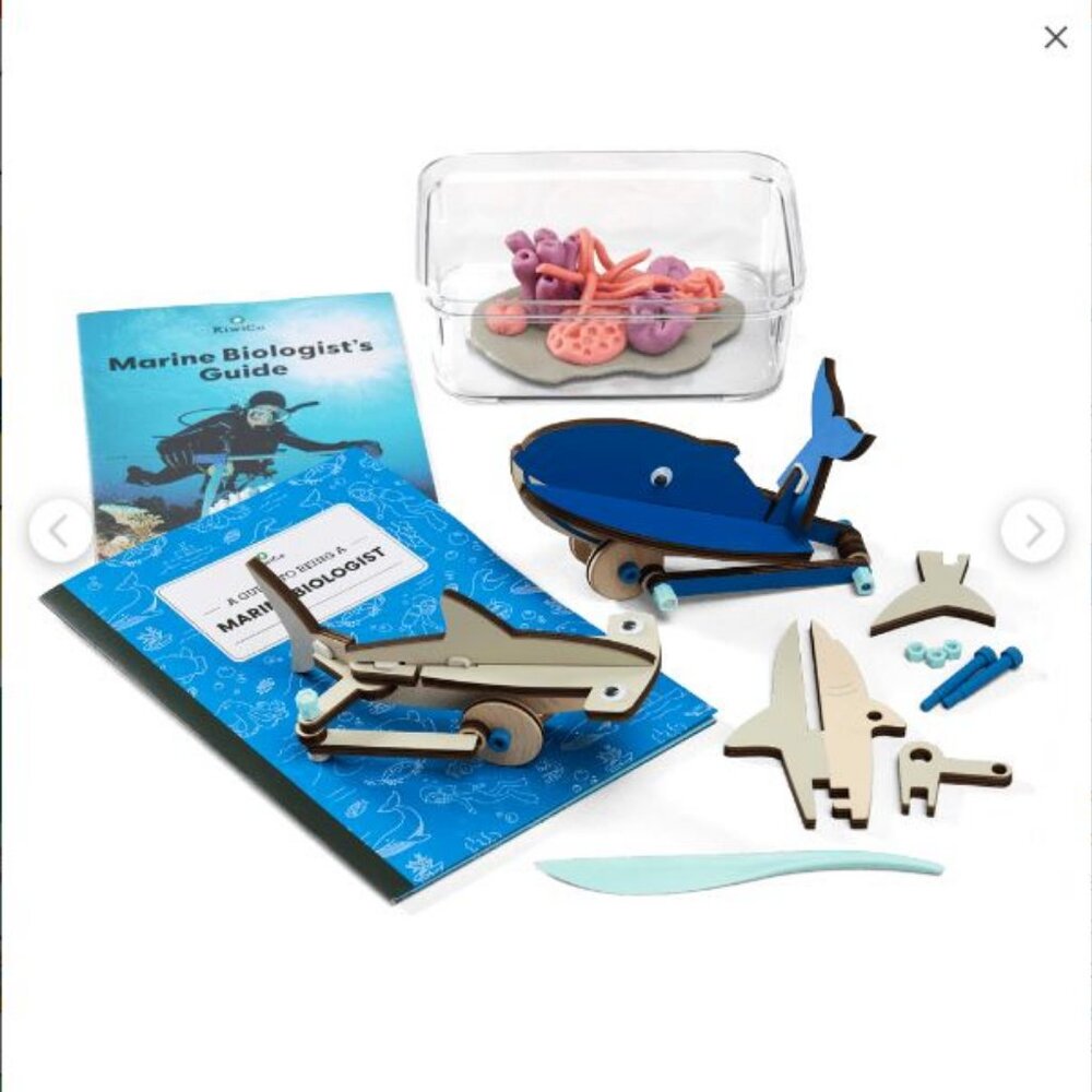NEW KiwiCo. Kiwi Co.Marine Biologist Science Kit Biology Ocean Life coral